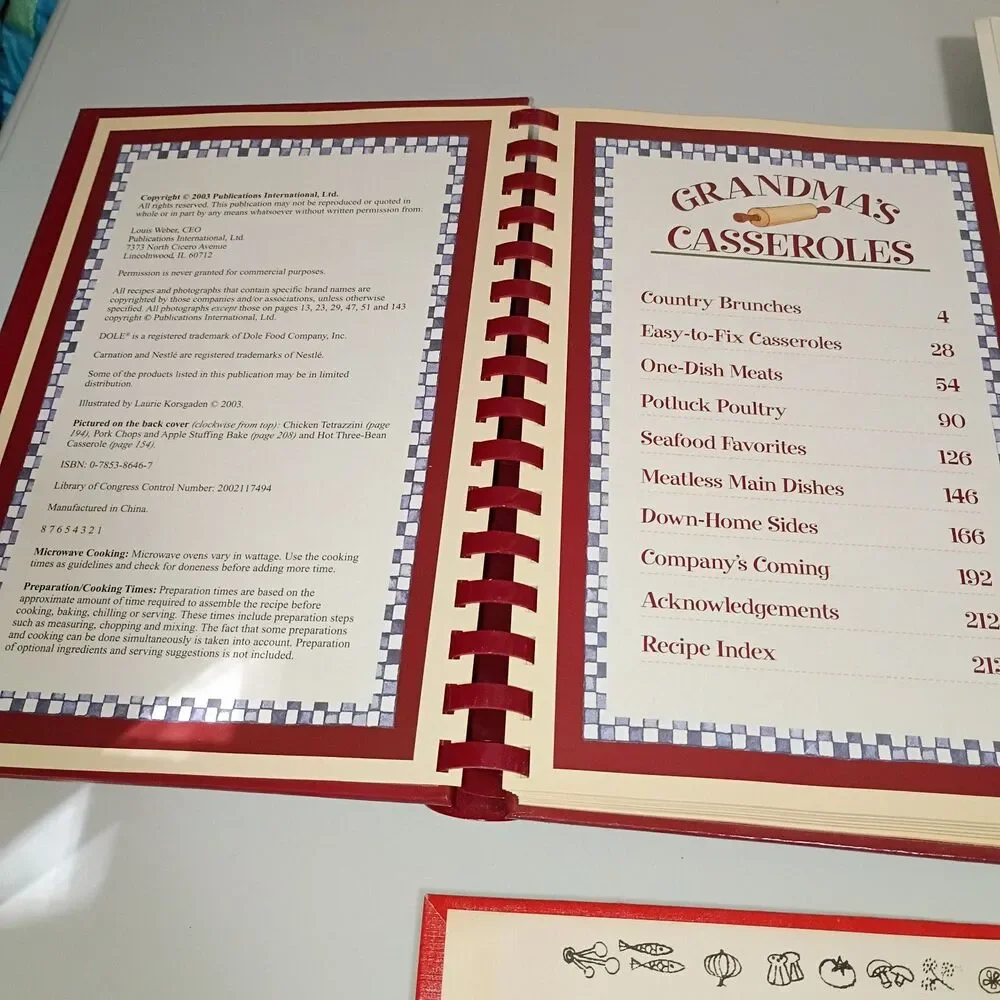 Lot 3 Vintage Cookbook-Best of Michigan-Grandma's Casseroles-A Campbell Cookbook